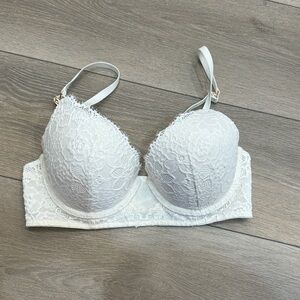 Aeri push up Lace White Bra